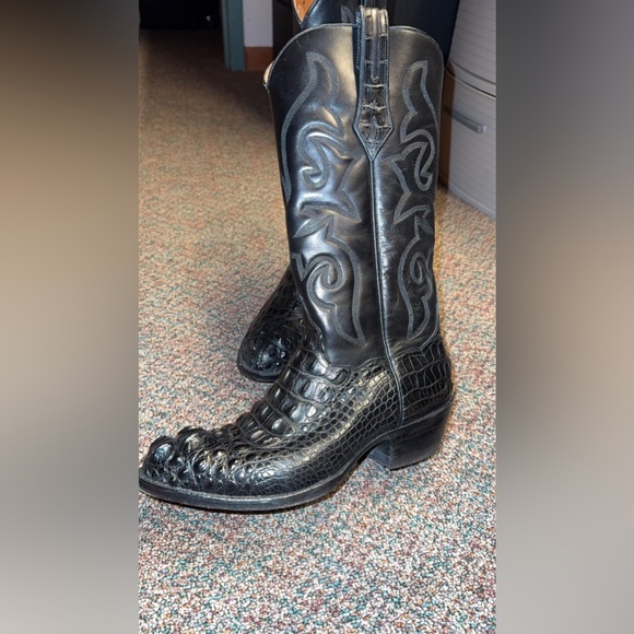 J.B Hill Alligator Hornback Boots - Picture 2 of 7